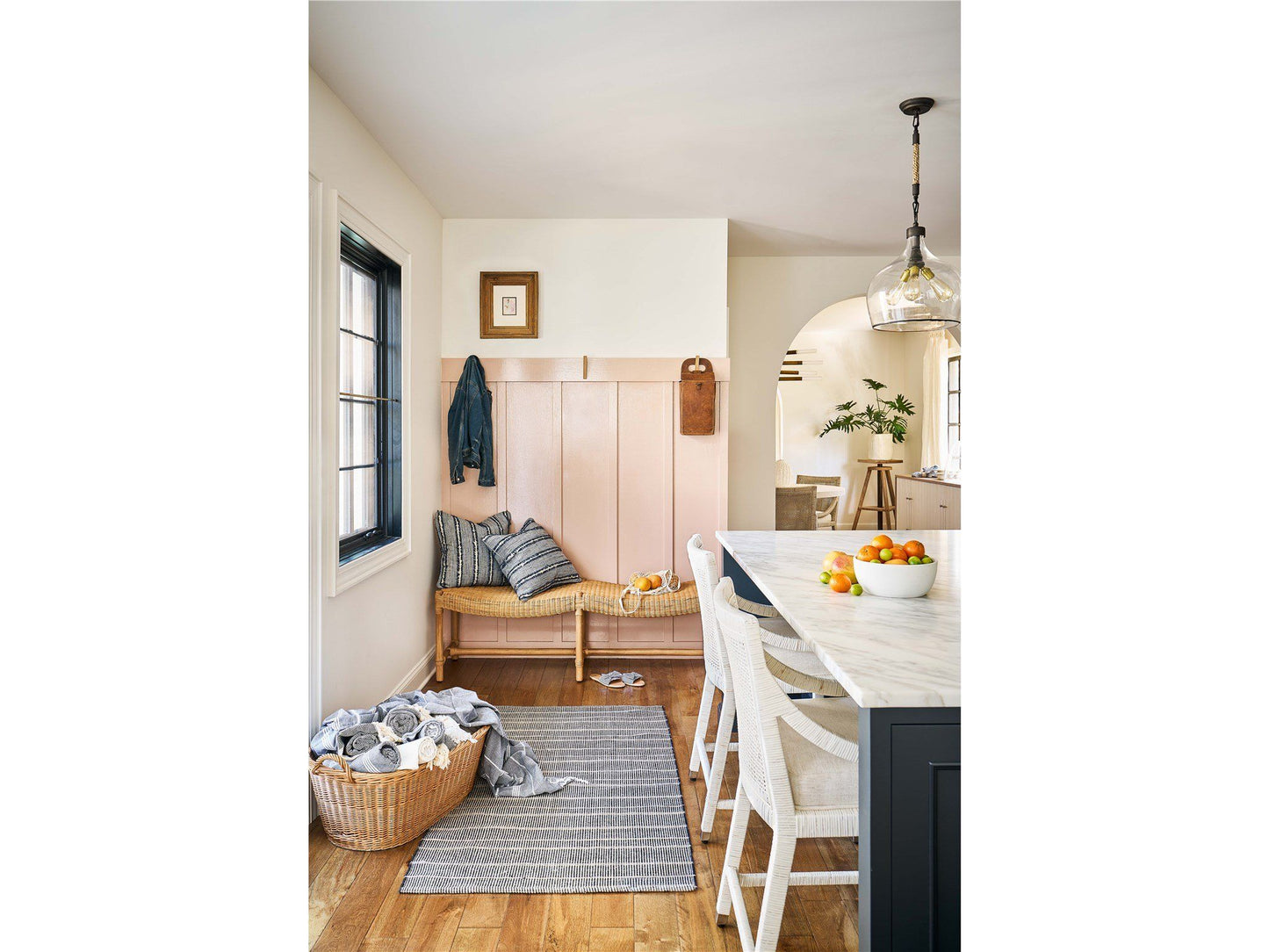 Weekender Coastal Living Home / Longboat - Counter Chair - Pearl Silver