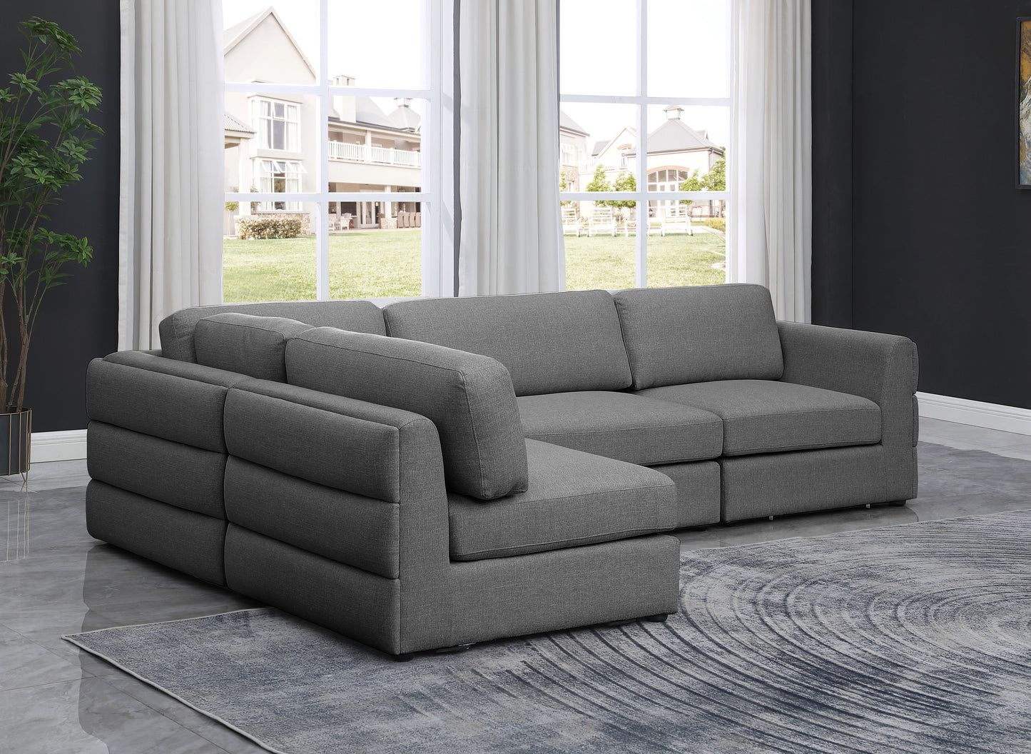 Beckham - 4 Piece Modular Sectional