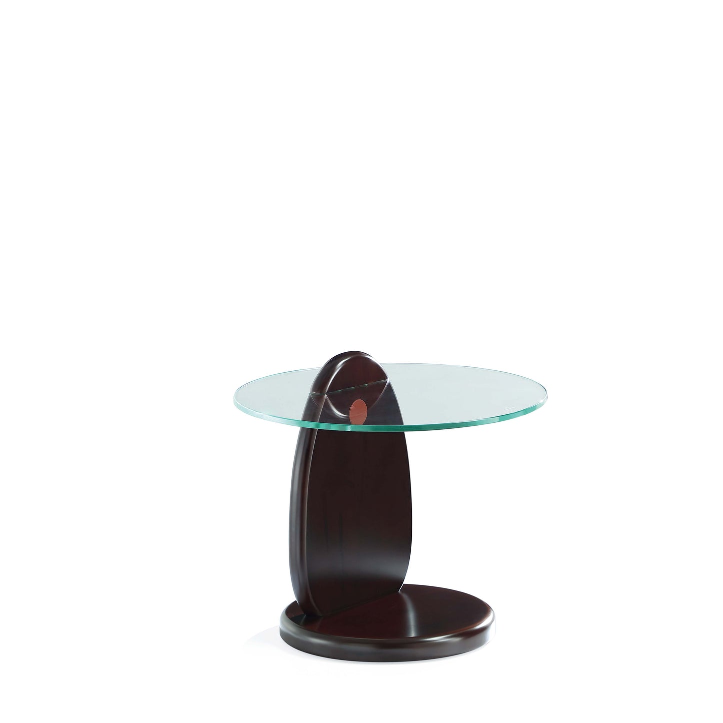Artesia Modern End Table in Dark Walnut
