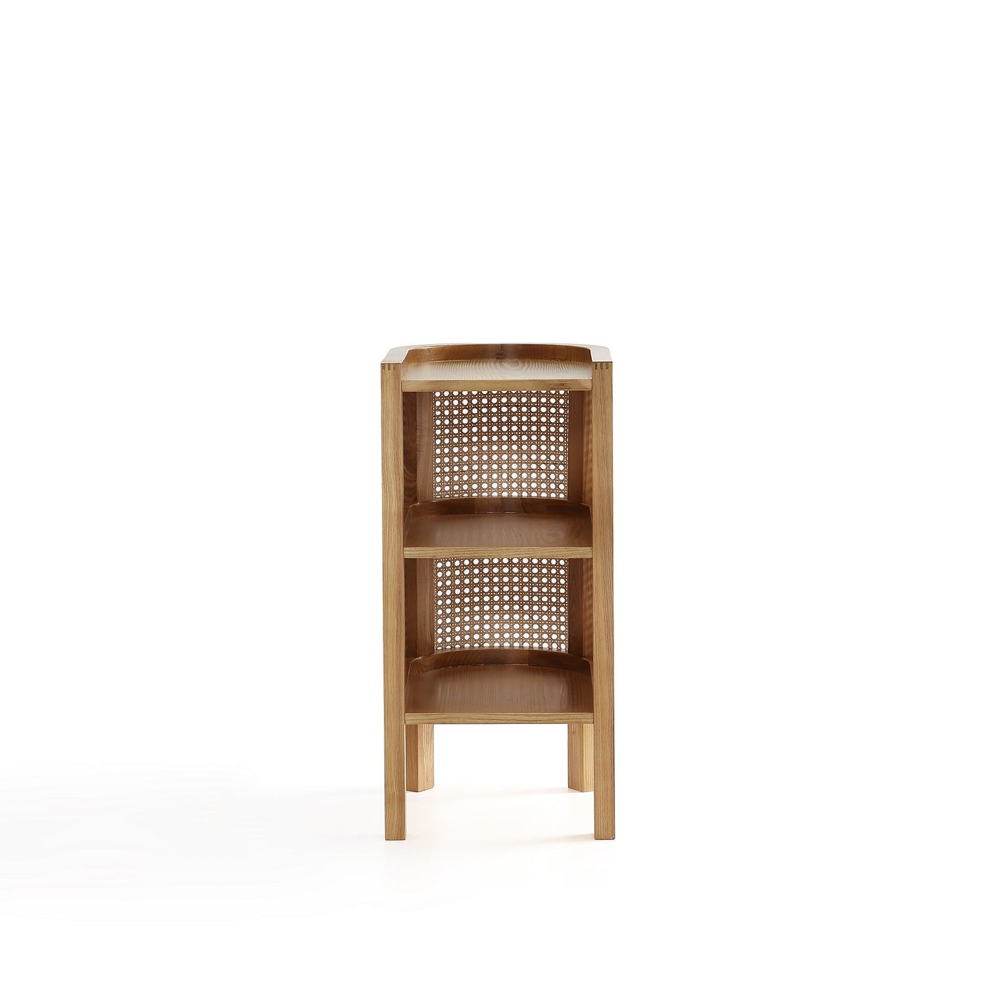 Versailles End Table in Nature Cane