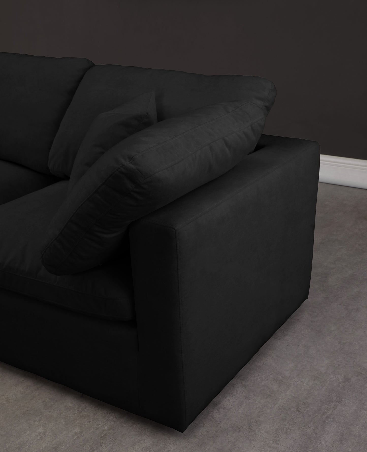 Plush - Modular Armless 2 Seat Sofa