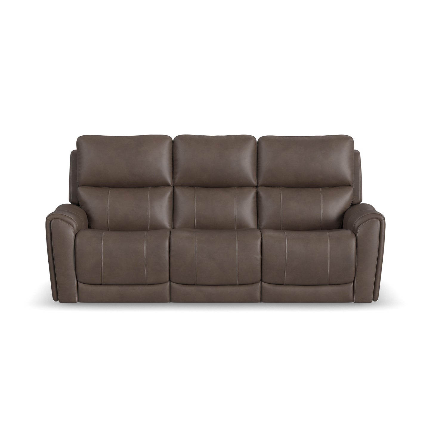 Carter - Power Reclining Sofa With Console & Power Headrests & Lumbar - Cappuccino