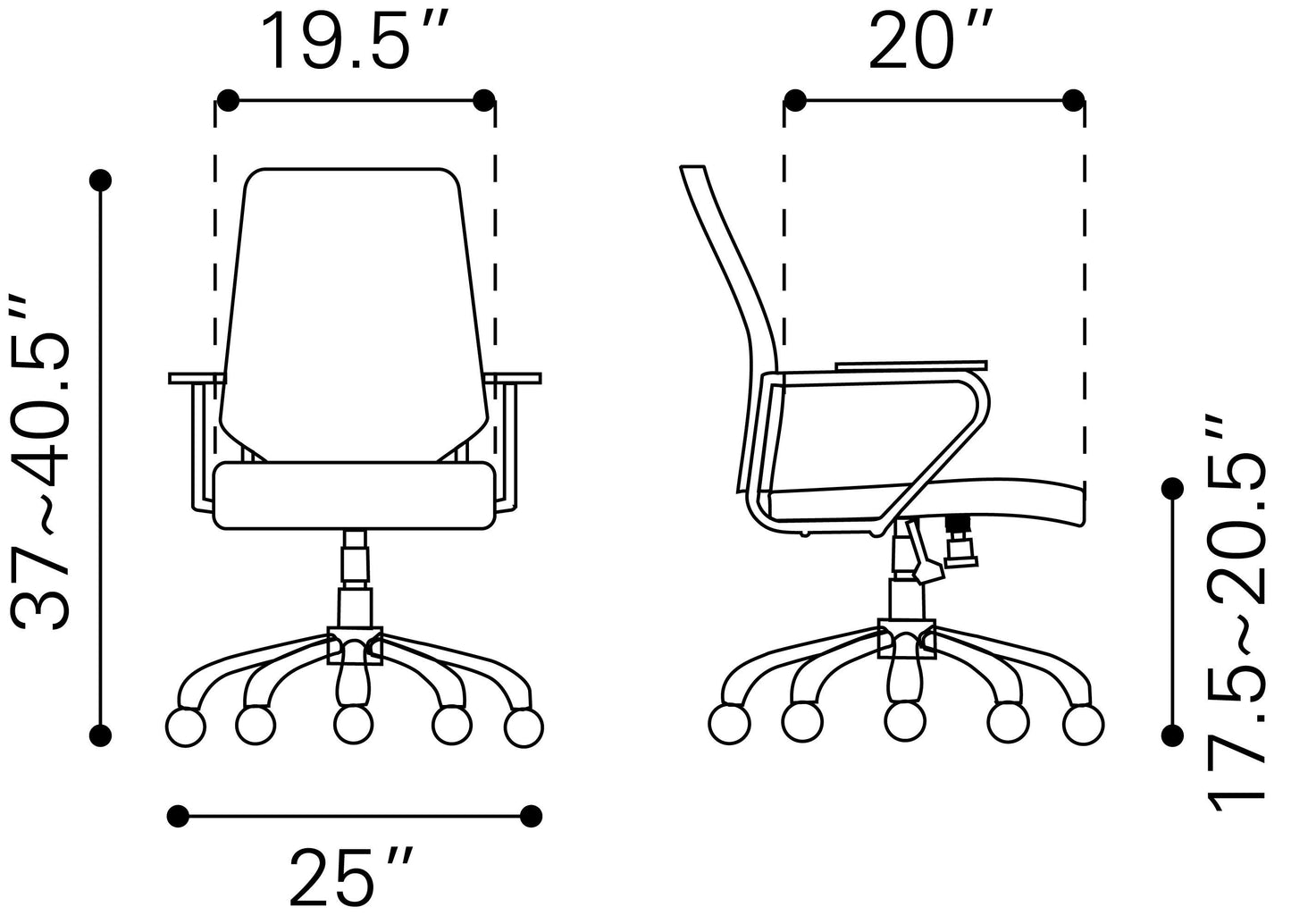 Enterprise - Low Back Office Chair