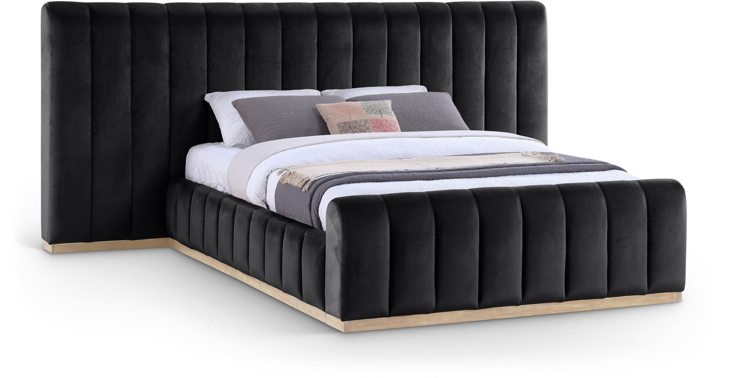 Amara - Velvet Upholstered Bed