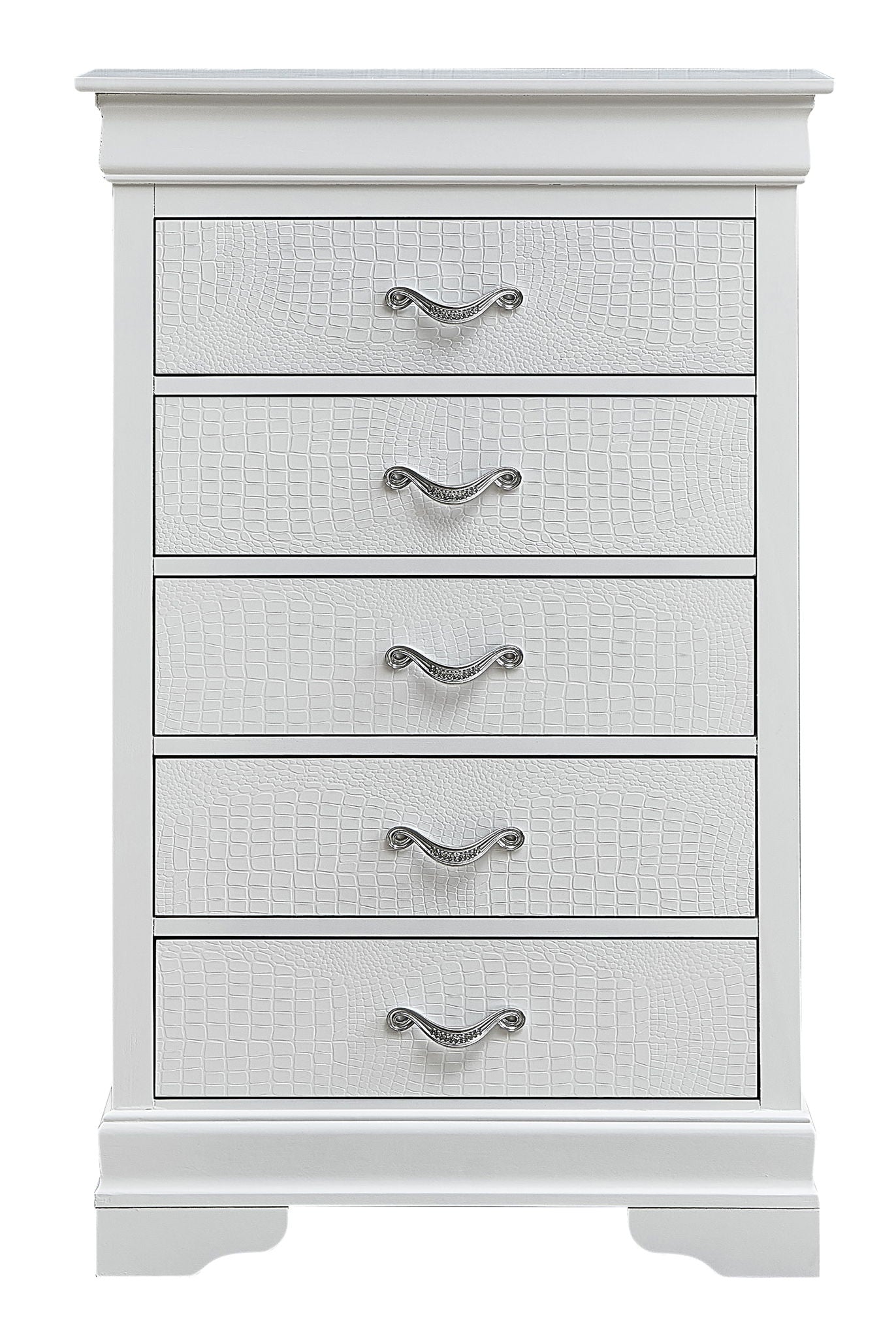 Lorana - 48" Chest - Silver Champagne