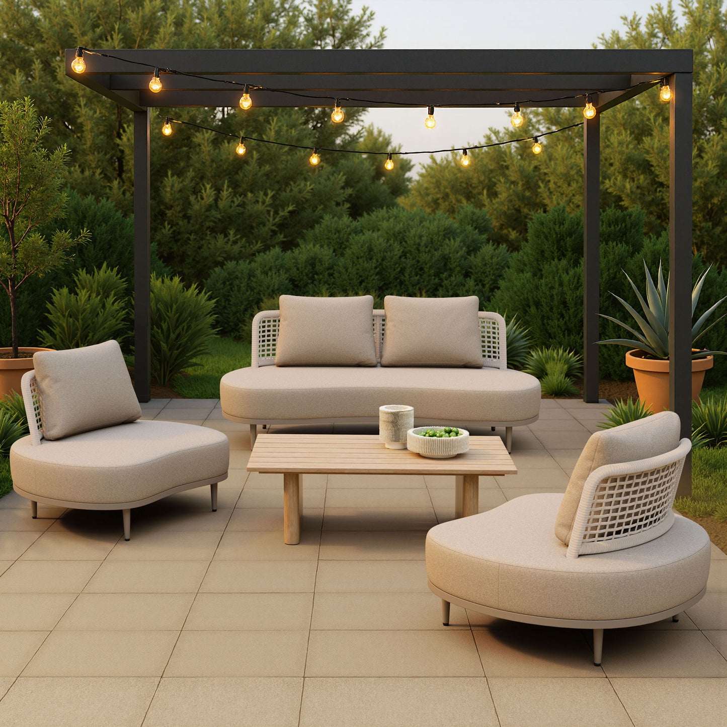 Duna - Outdoor Coffee Table - Natural