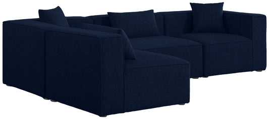 Cube - Modular Sectional 4 Piece - Navy