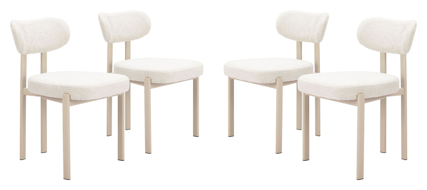 Aurea - Dining Chair (Set of 4) - Light Gray