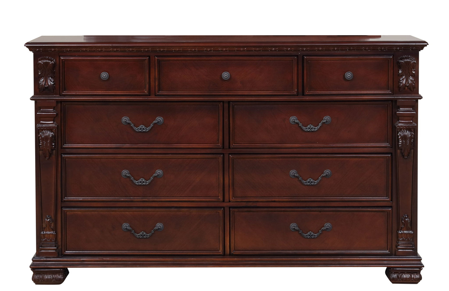 Lyndon - 9 Drawer Dresser - Cherry