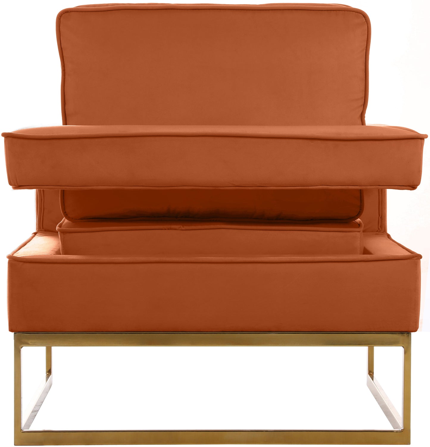 Noah - Accent Chair with Gold Legs