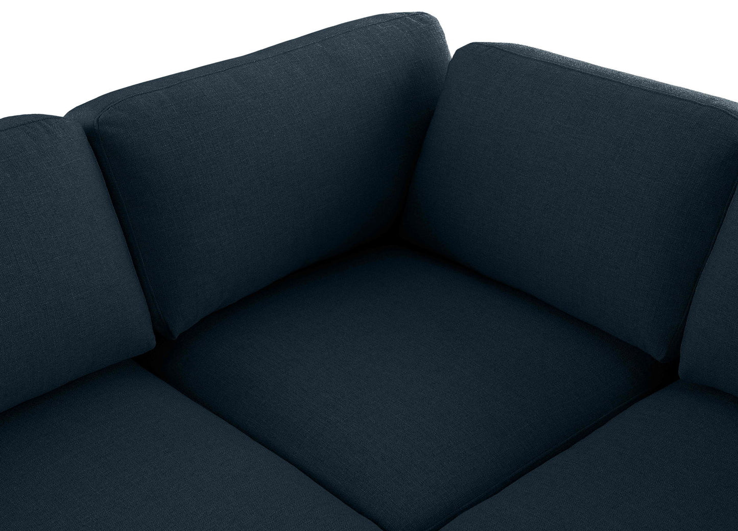 Beckham - Modular Sectional 4 Piece - Navy - Fabric