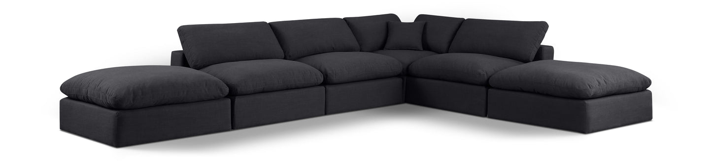Comfy - 6 Piece Linen Modular Sectional