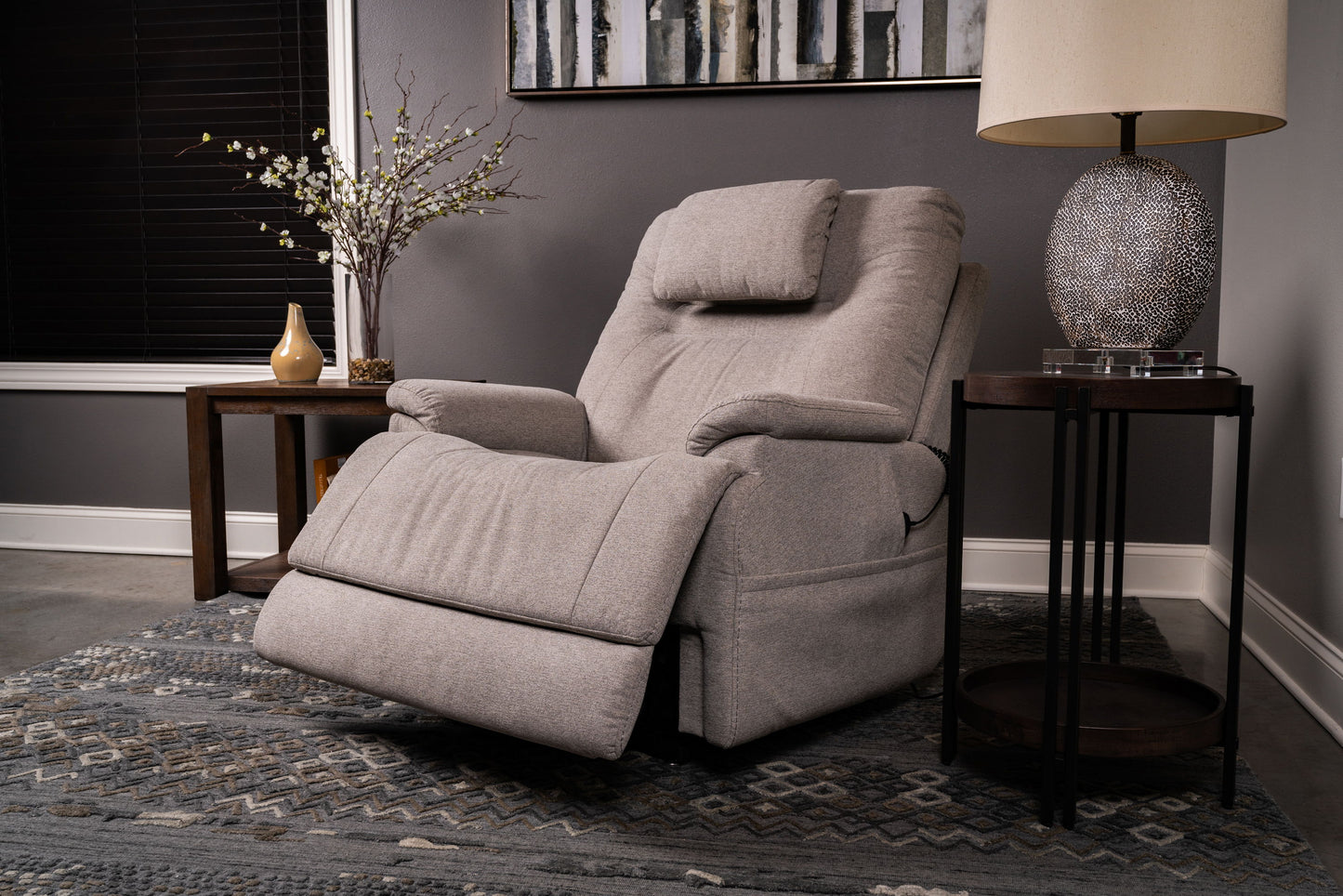 Zecliner Model 2+ - Power Lift Recliner With Power Headrest, Lumbar, Heat & Massage