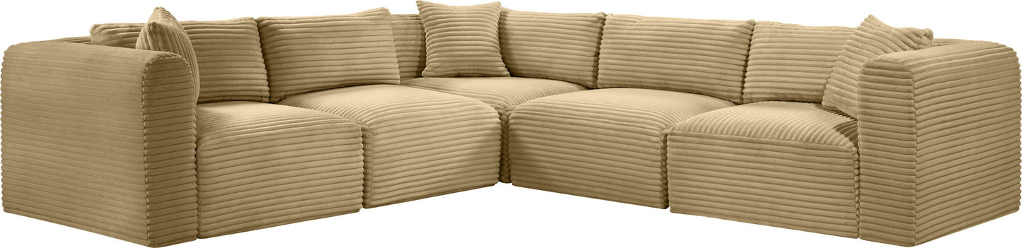 Shaggy - 5 Piece Modular Corner Sectional