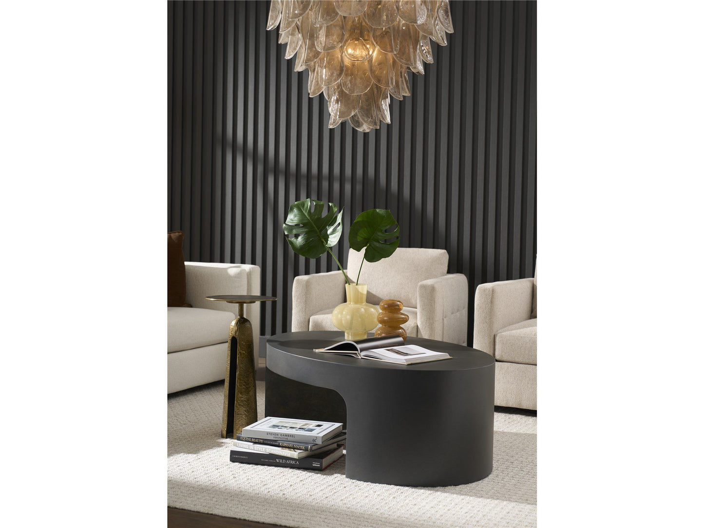 Modern - Metal Martini Table - Gold / Gray