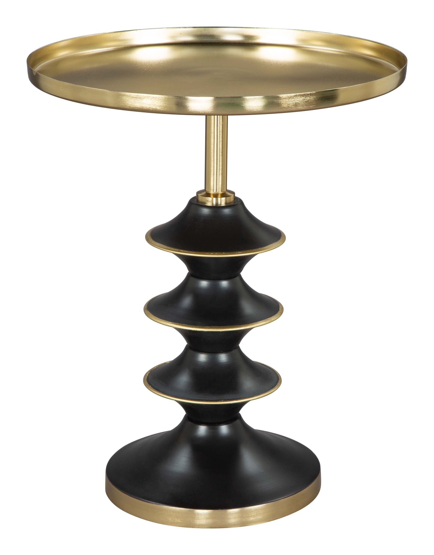 Donahue - Side Table - Gold / Black