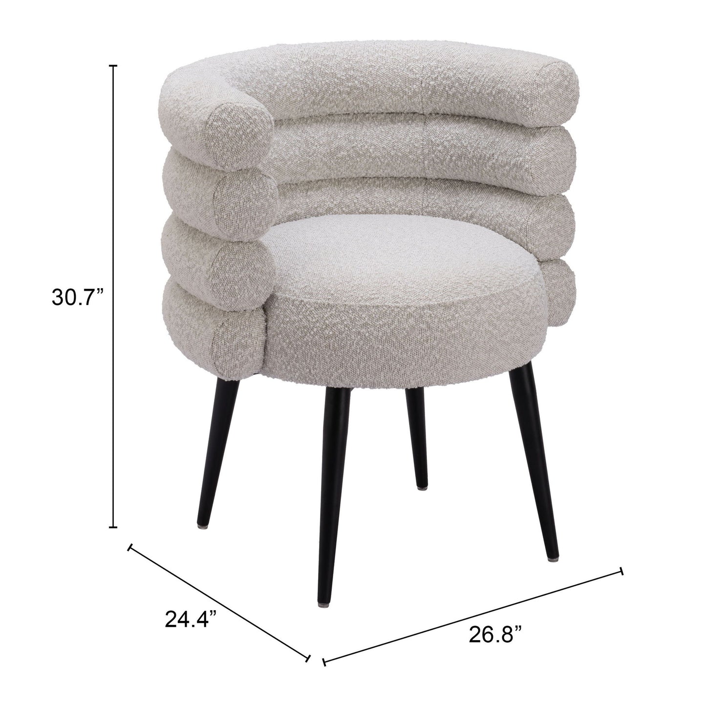 Grena - Dining Chair - Misty Gray