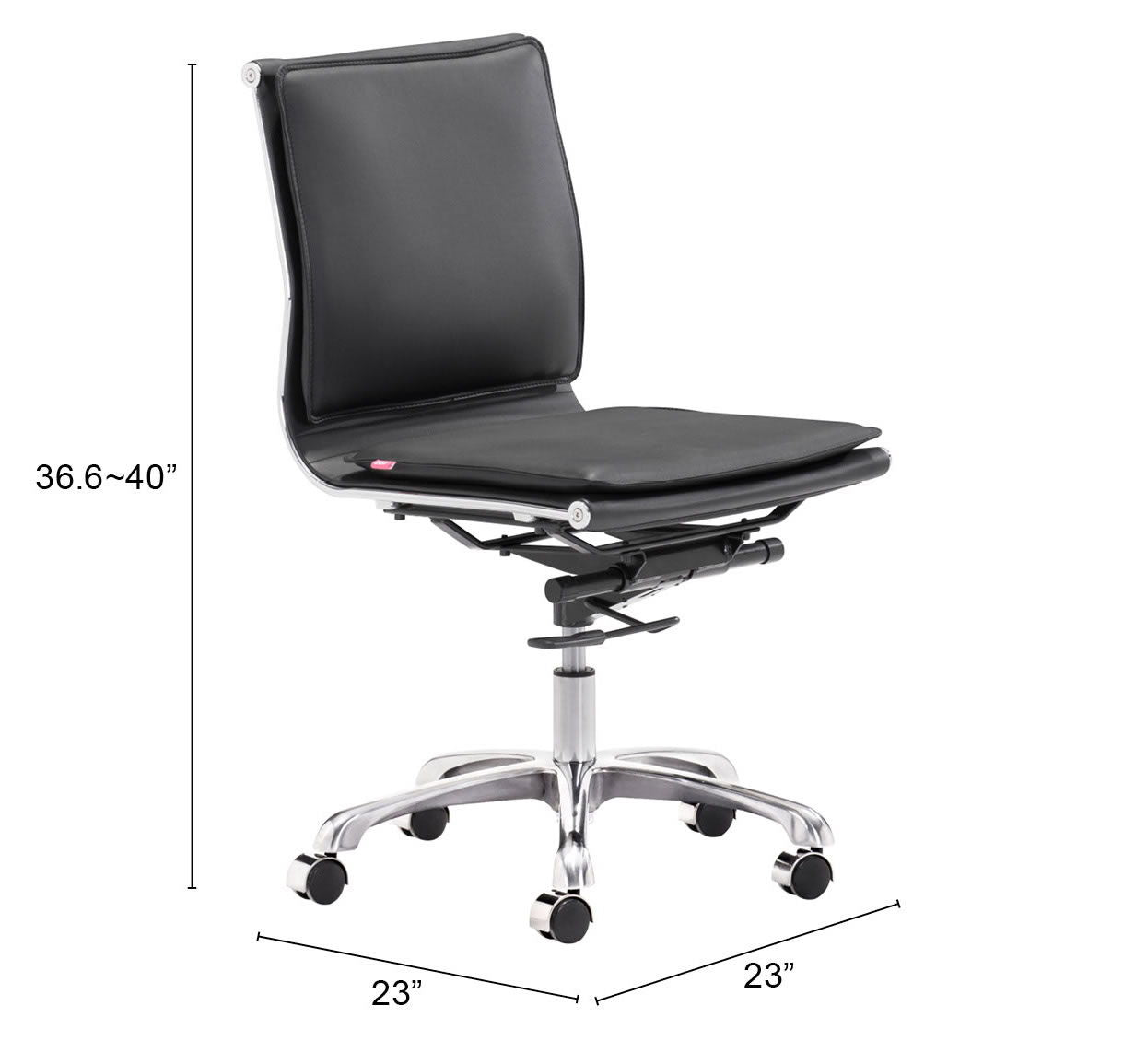 Lider Plus - Armless Office Chair