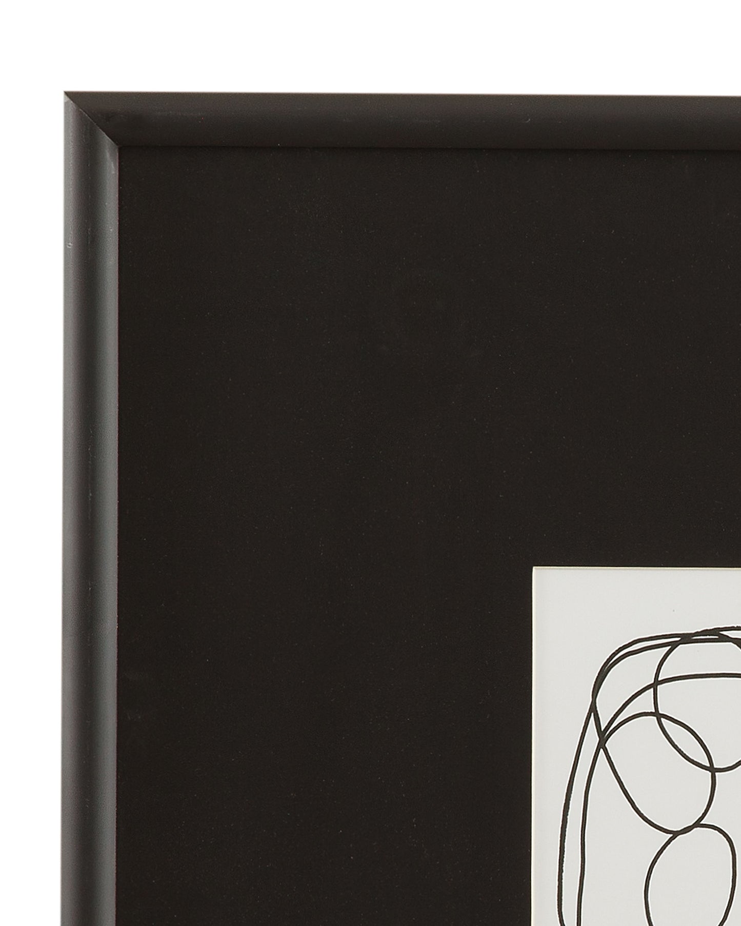 Form Study X Framed Print - Black