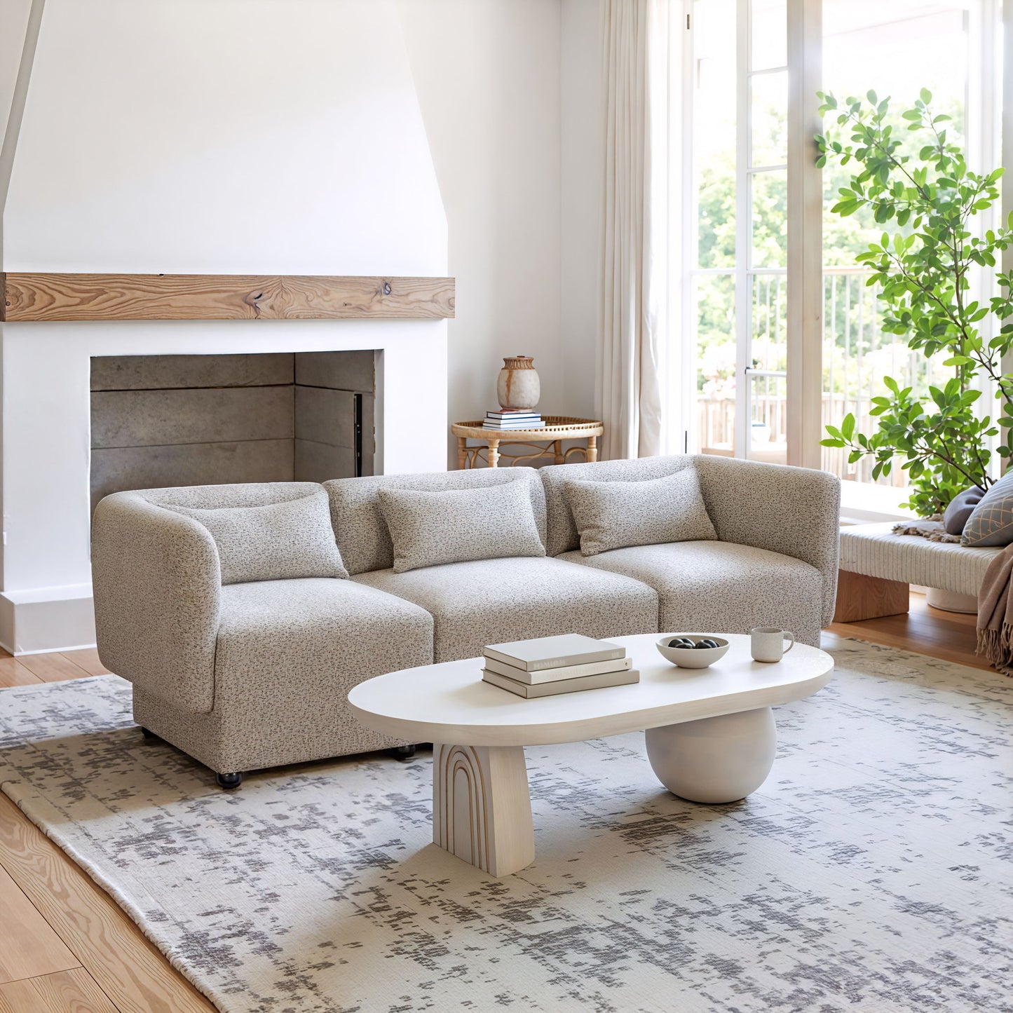 Simu - Middle Chair - Dune Greige