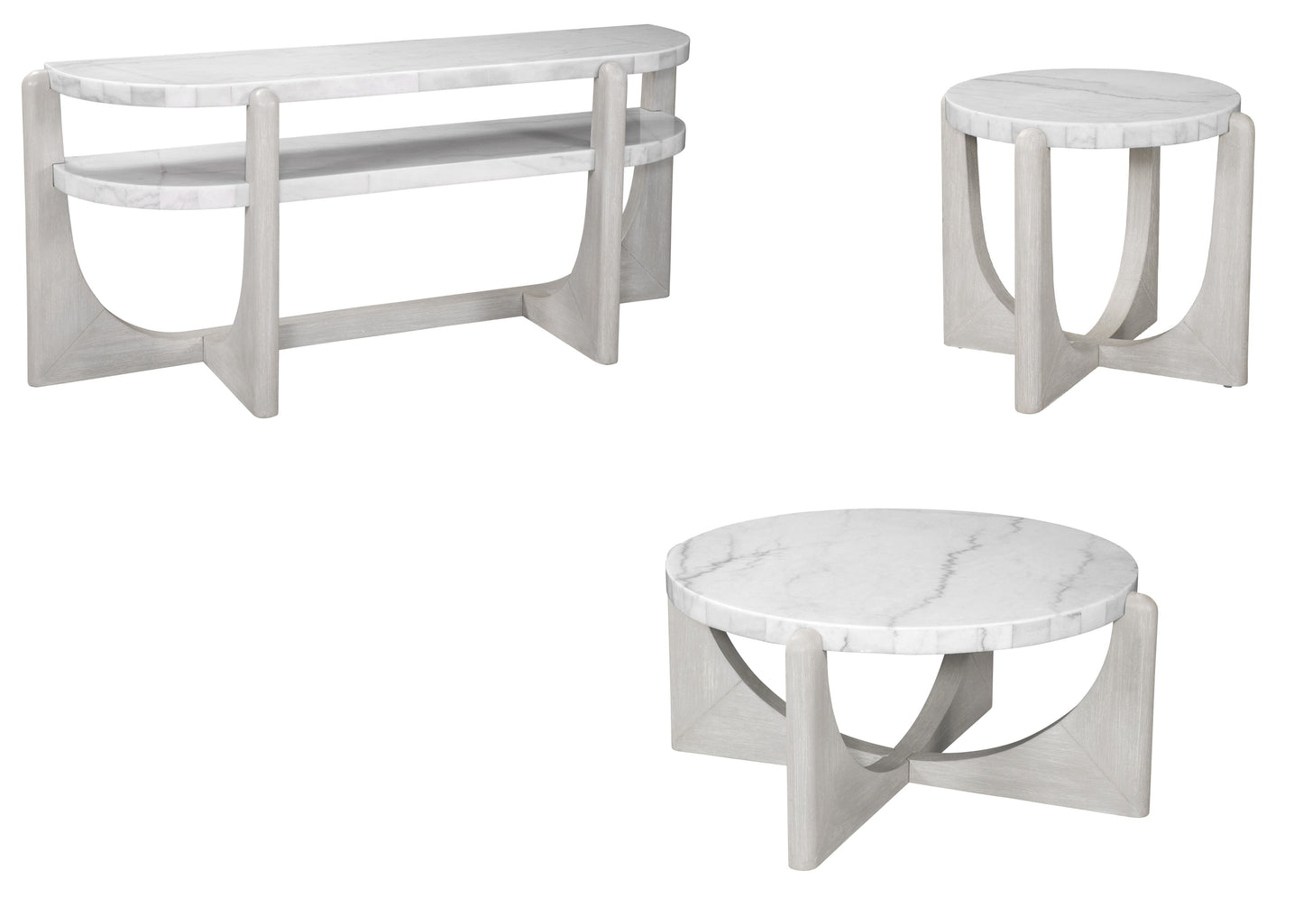 Gavin - Cocktail Table - White