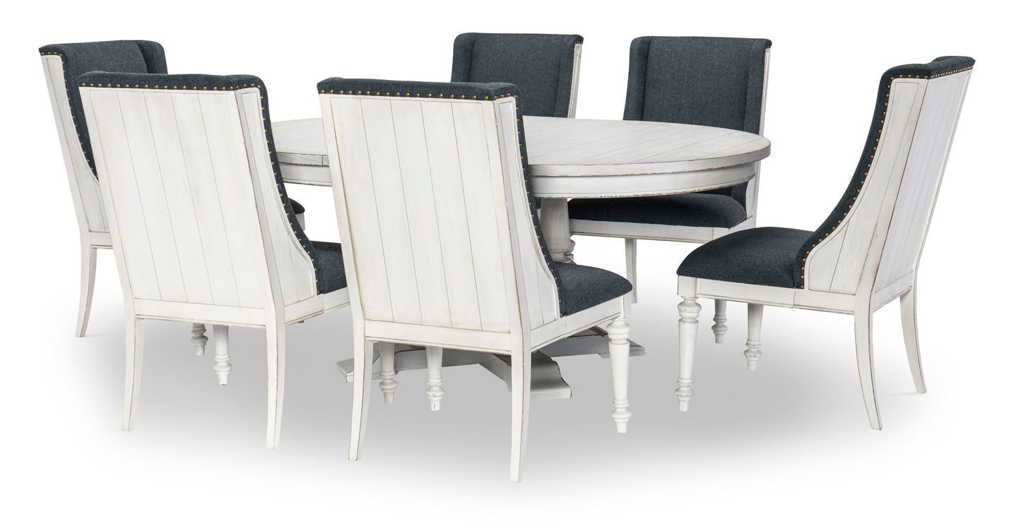 Cottage Park - Host Chair (Set of 2) - Dark Gray