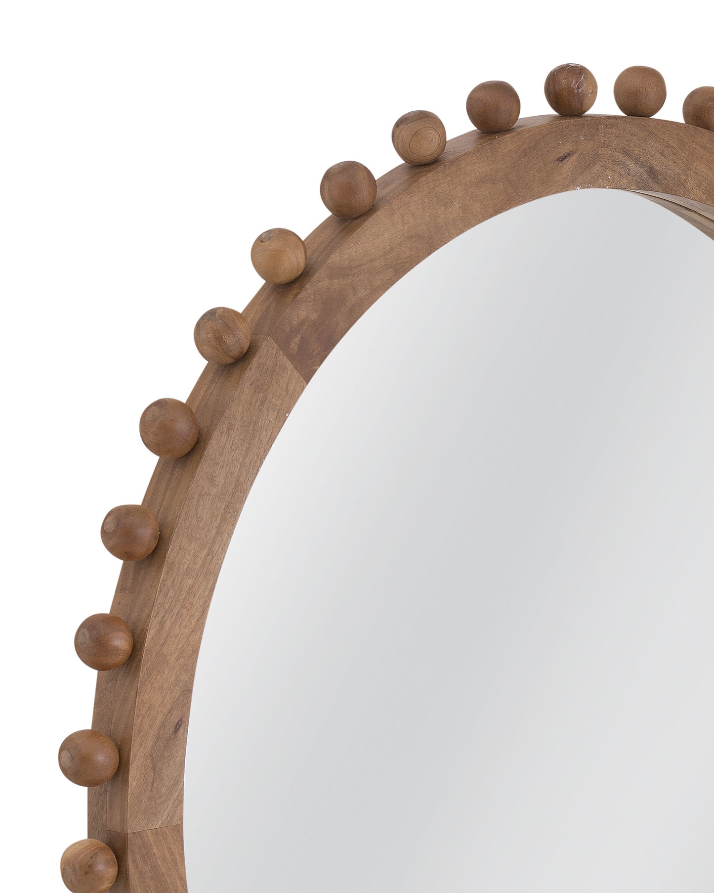 Renn - Round Wall Mirror - Brown