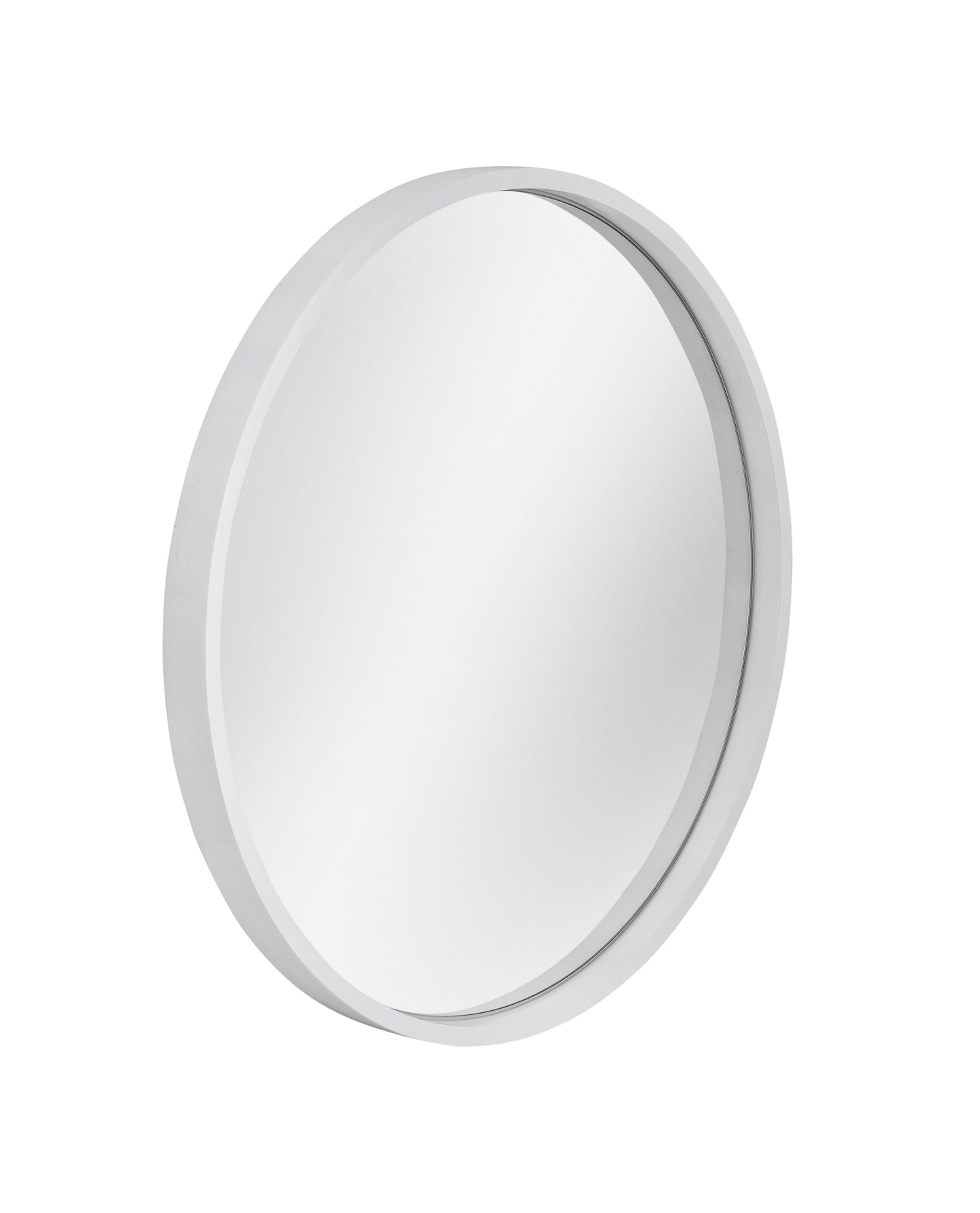 Cyprus - Wall Mirror - Glossy White