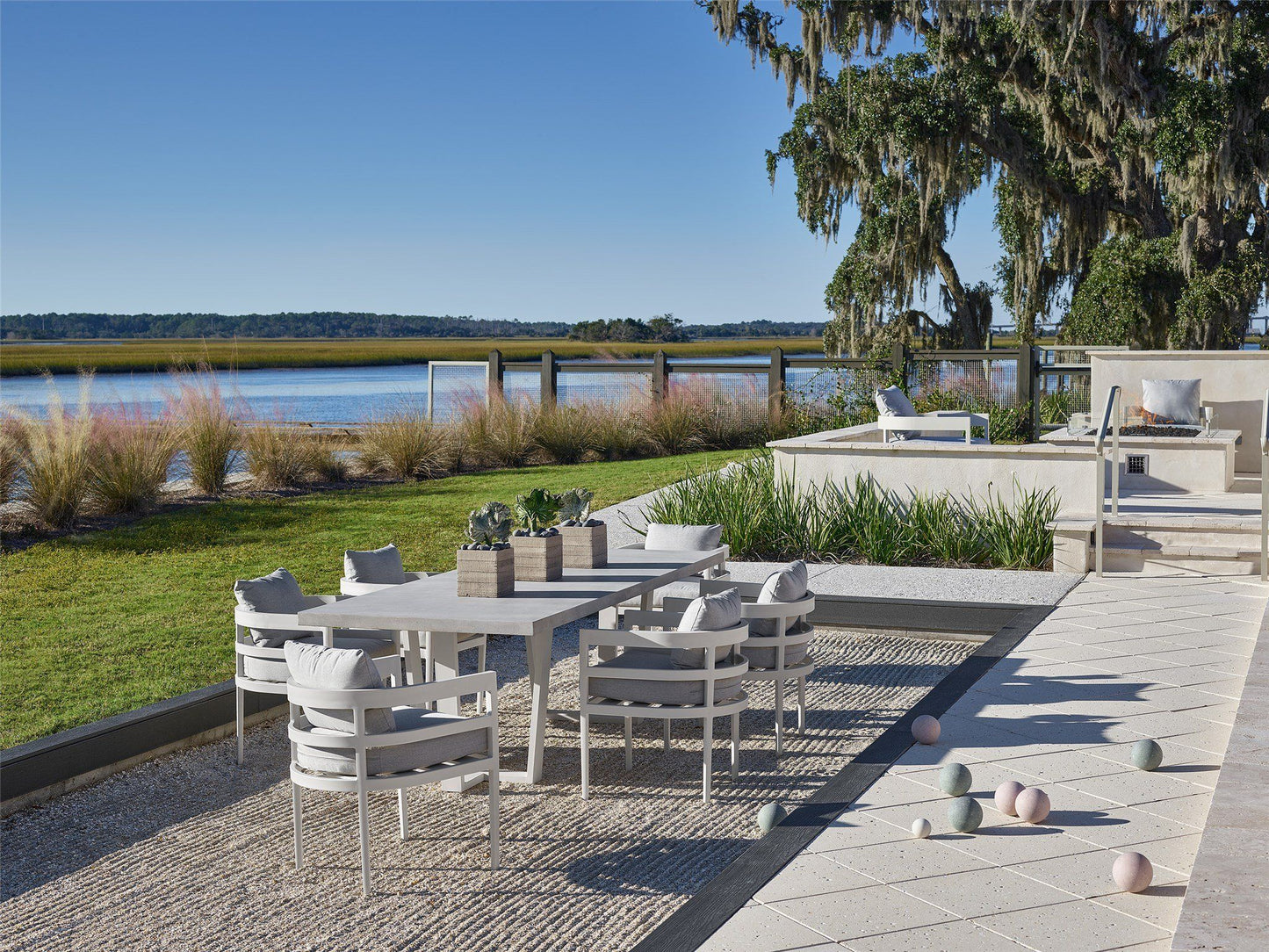 Coastal Living Outdoor / South Beach - Dining Chair - Gray