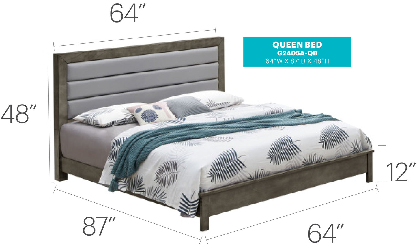 Glory Furniture - Burlington - Upholstered Bed
