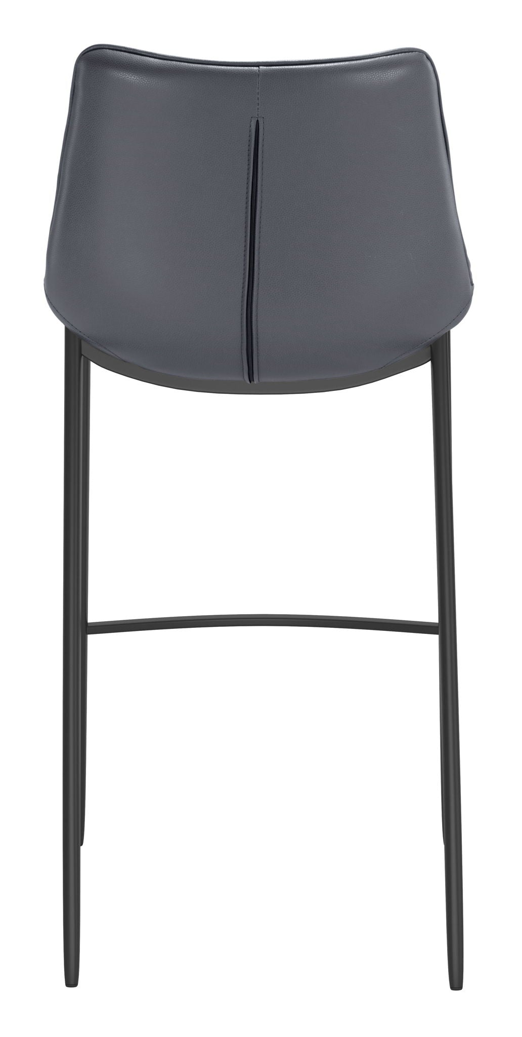 Magnus - Bar Chair (Set of 2) - Dark Gray / Black