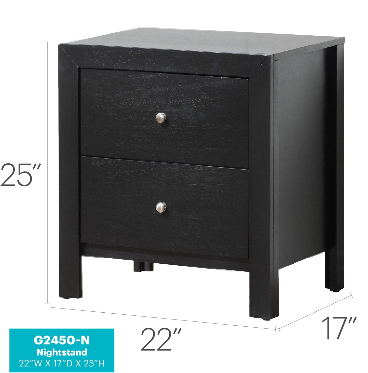 Glory Furniture - Burlington - Nightstand