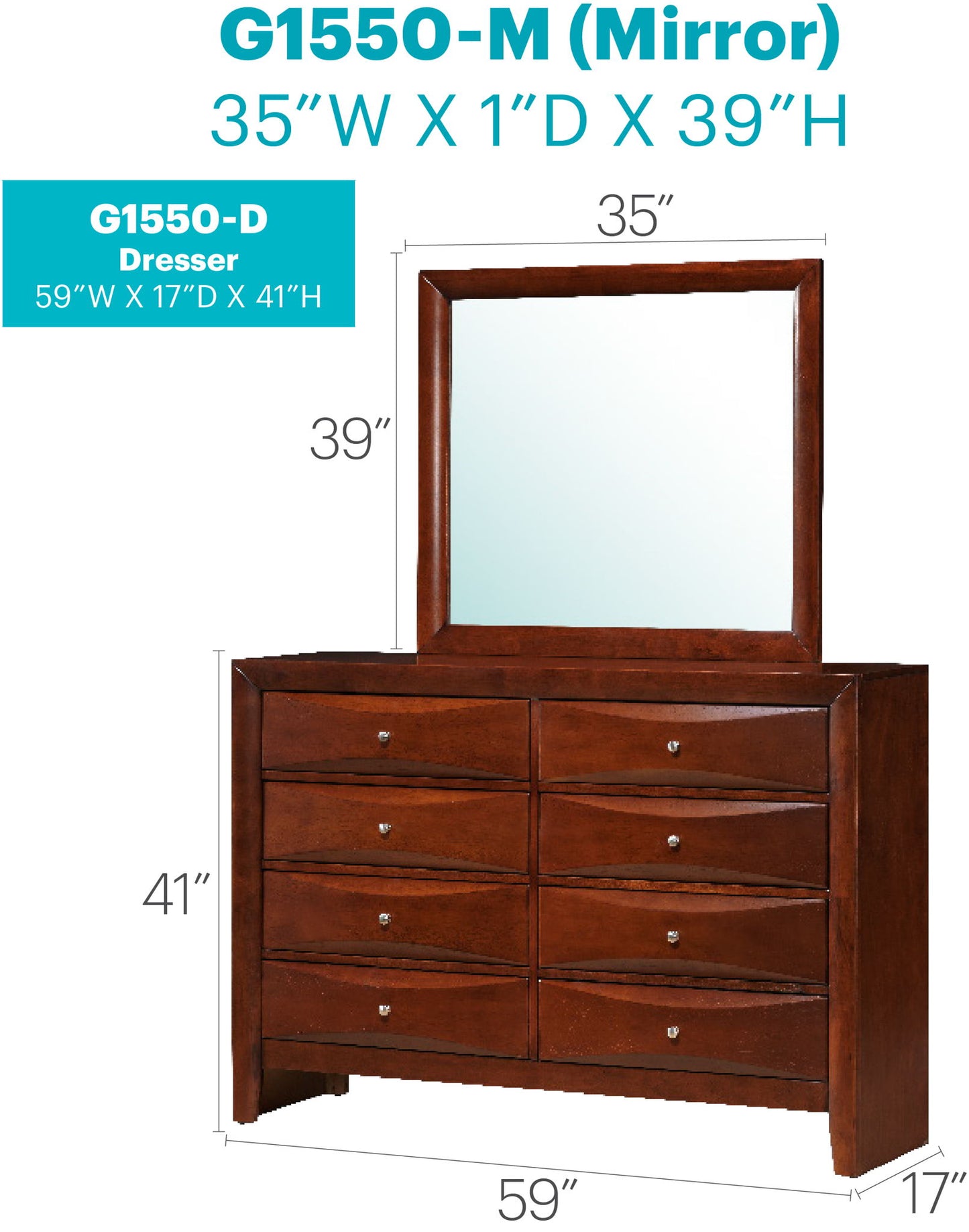 Glory Furniture - Marilla - Dresser