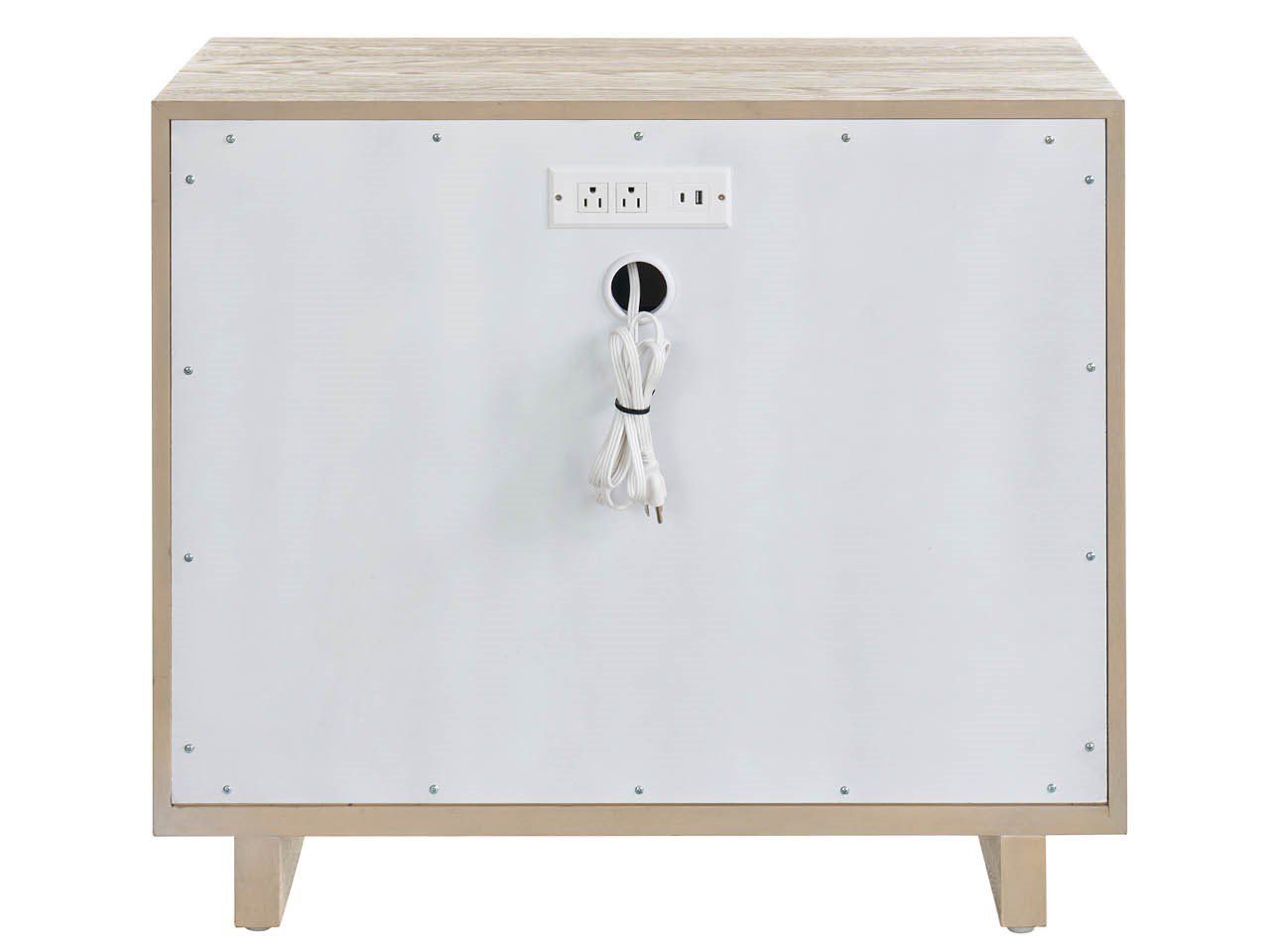 Modern - Three Drawer Nightstand