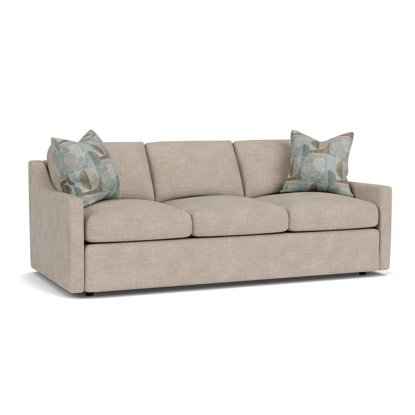 Sky - Upholstered Sofa - Pearl Silver