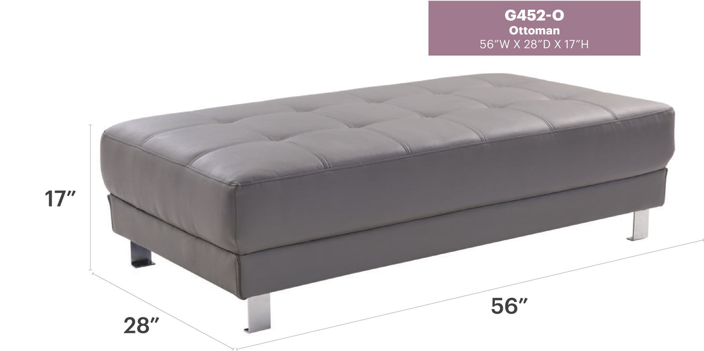 Glory Furniture - Riveredge - Milan Ottoman