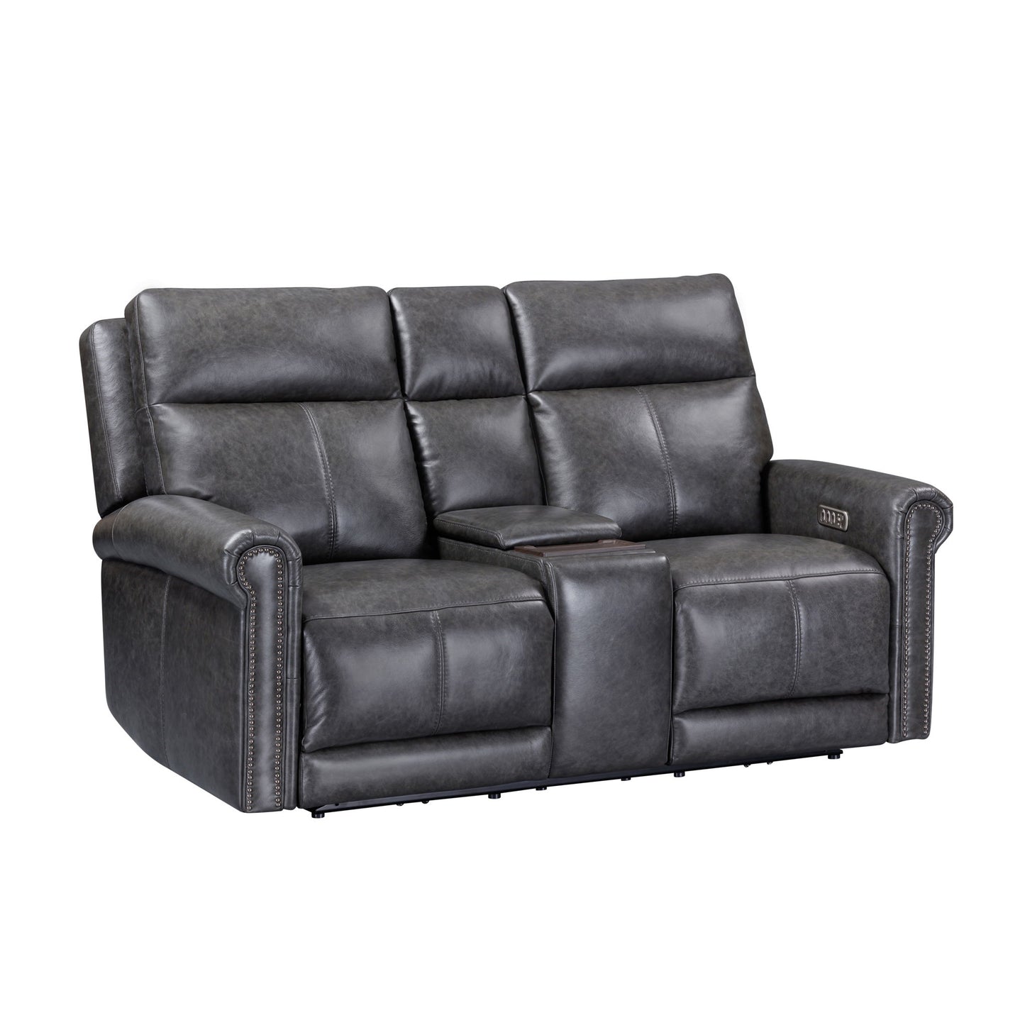 Alexander - Power Reclining Loveseat With Console, Power Headrest & Lumbar