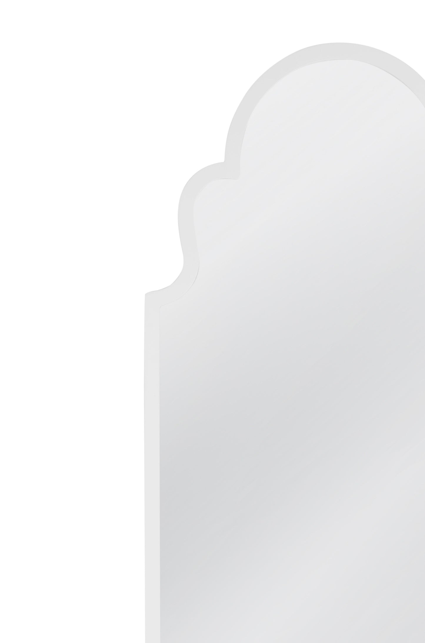 Elberta - Floor Mirror - White