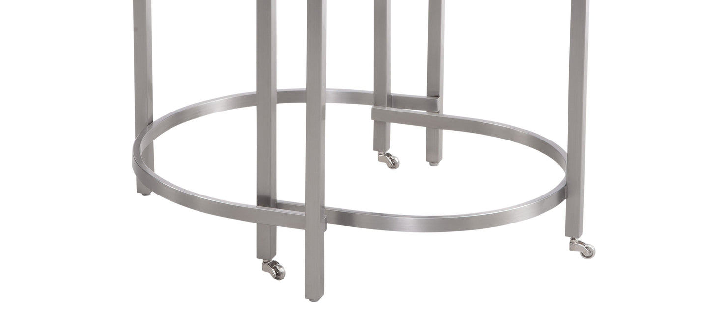 Hensley - Bunching End Table - Silver