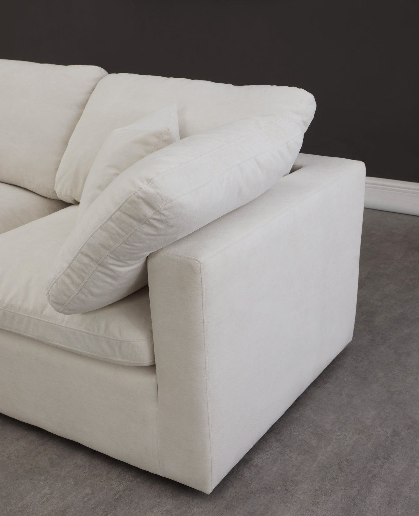 Plush - Modular Armless 3 Seat Sofa