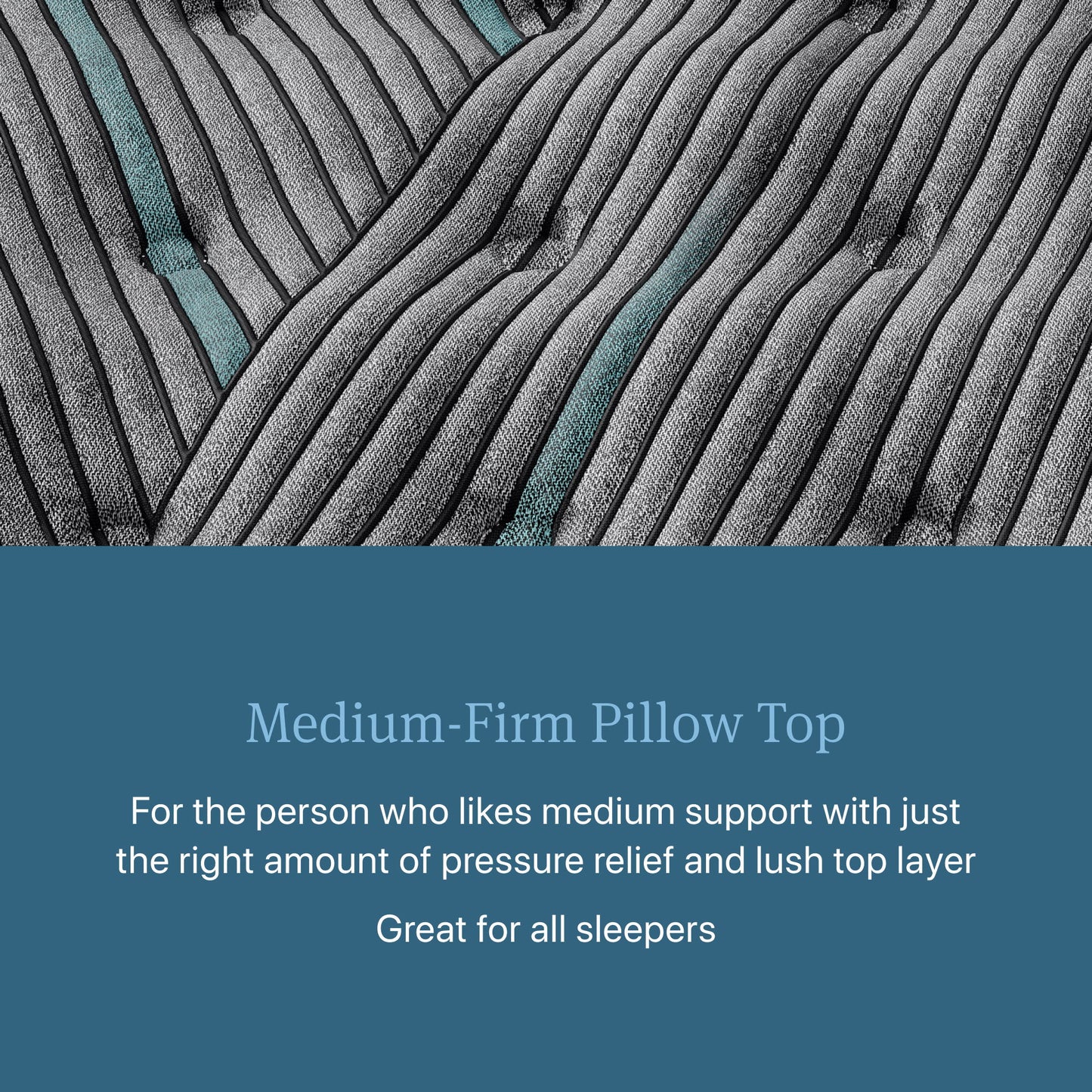 Beautyrest - Level Two Medium Firm Pillow Top Mattress
