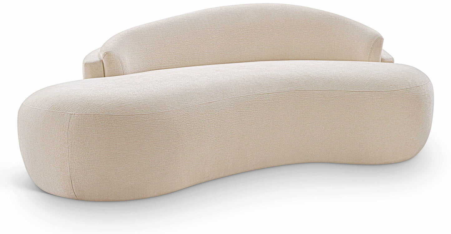 Caspian - Chenille Fabric Upholstered Loveseat
