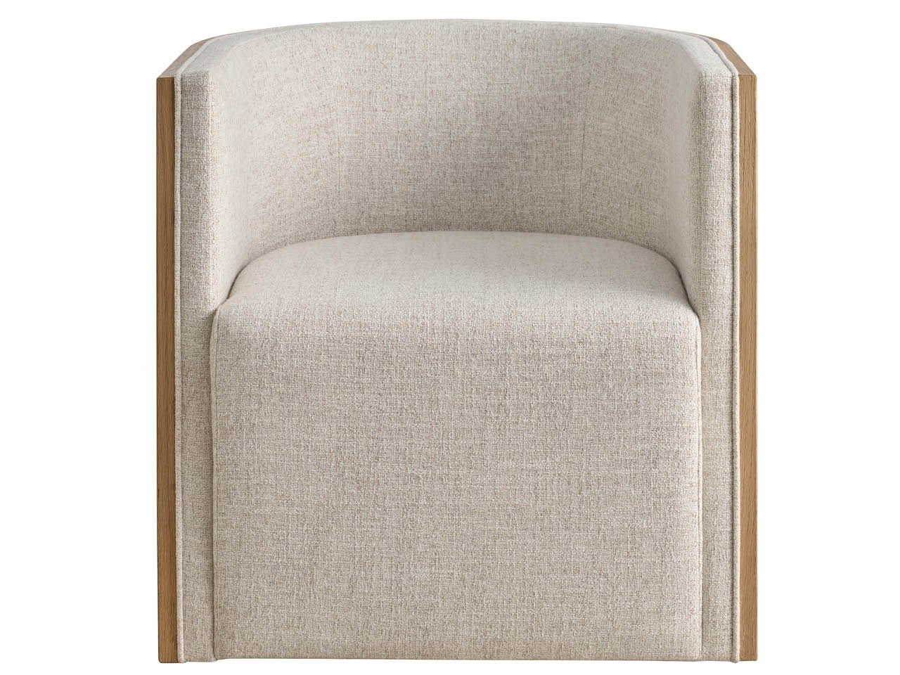 Avaline - Tanner Swivel Chair - Beige / Light Brown
