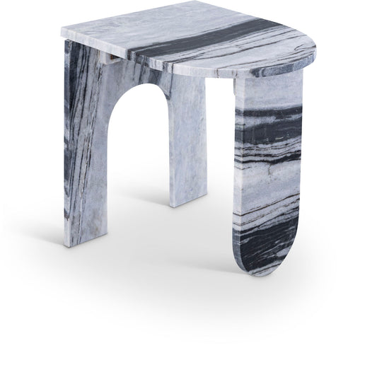 Padua - Marble End Table - Panda