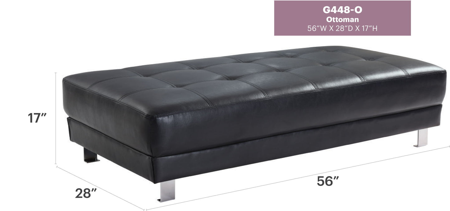 Glory Furniture - Riveredge - Milan Ottoman