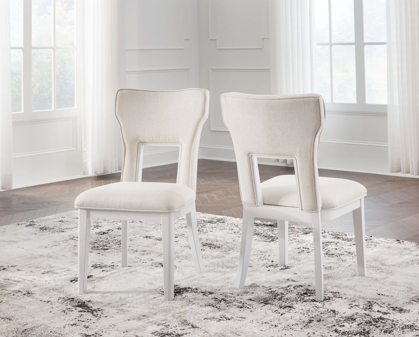 Chalanna - Dining Upholstered Side Chair (Set of 2) - White