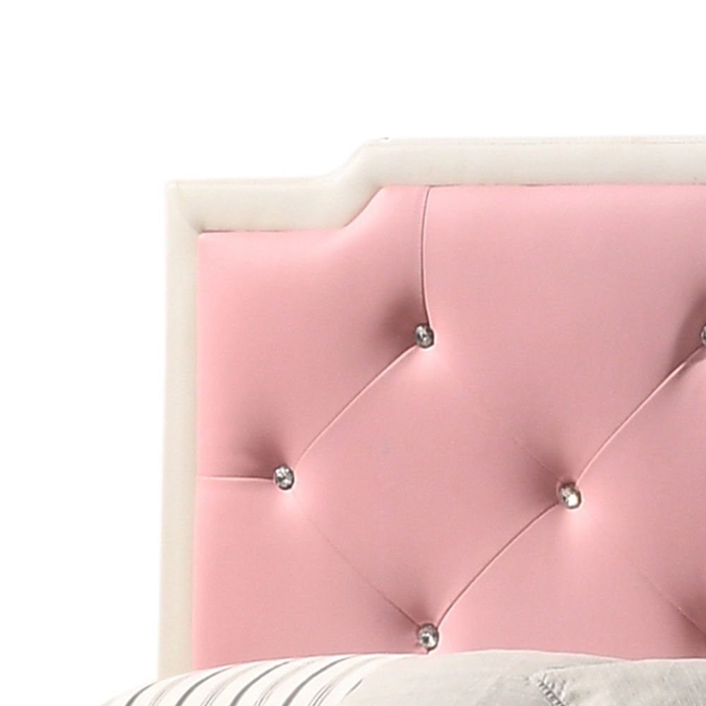 Glory Furniture - Deb - Faux Crystals Tufted Bed