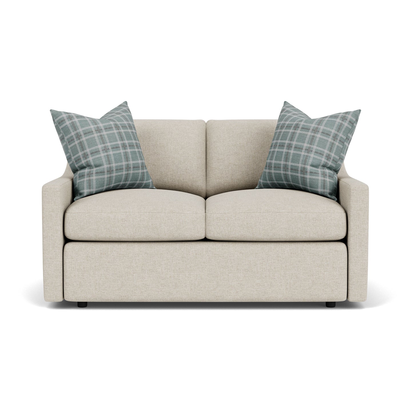 Sky - Upholstered Loveseat - Pearl Silver