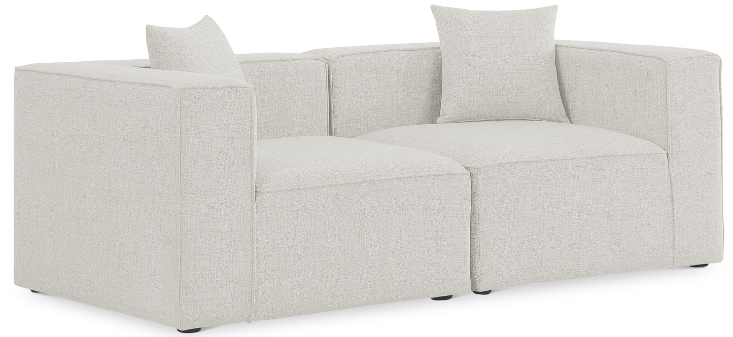 Cube - Linen Modular 2 Seat Sofa
