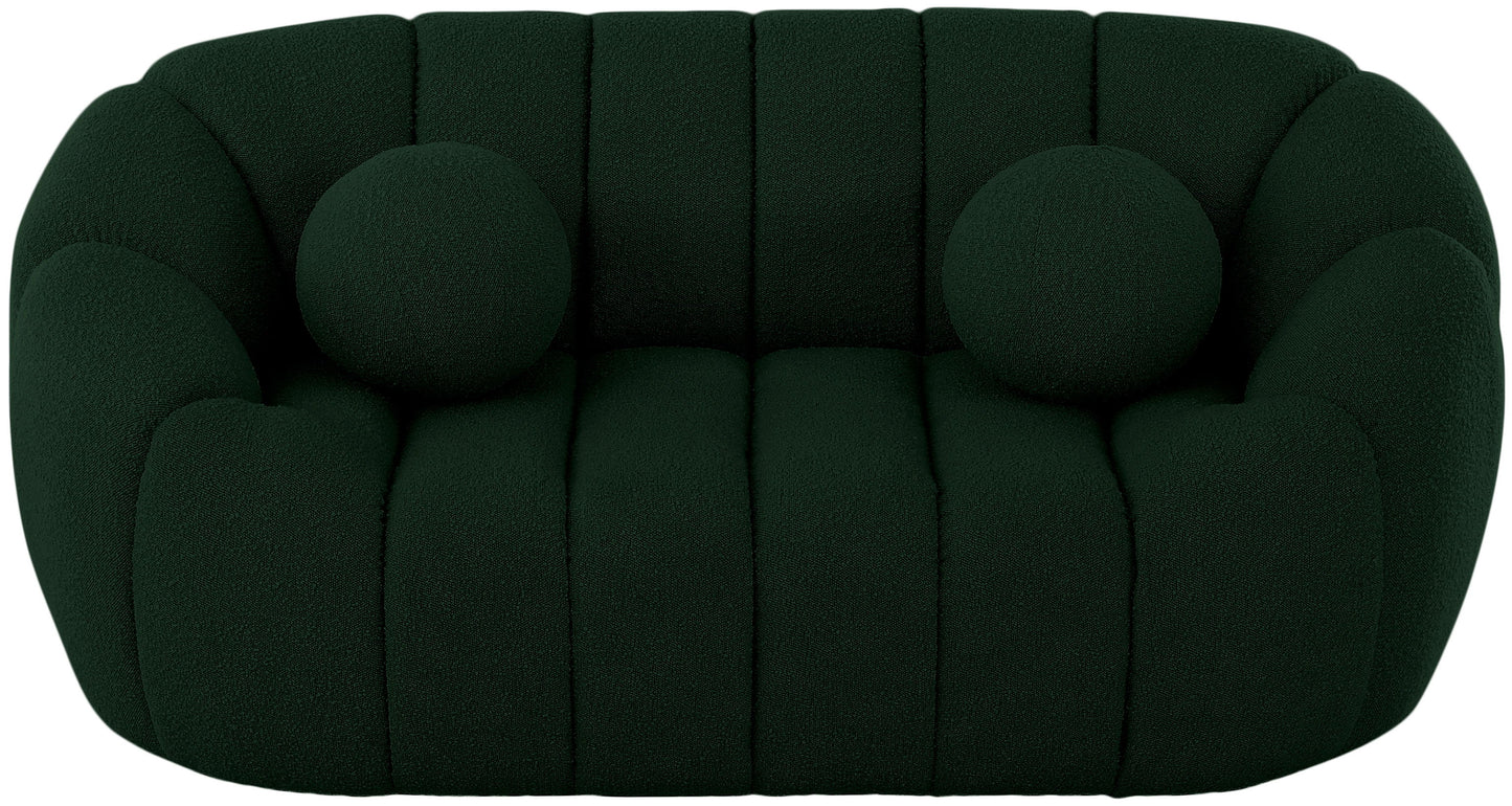 Elijah - Boucle Fabric Loveseat